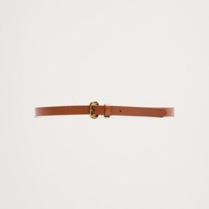 Banana Republic Slim Leather Belt in Brown