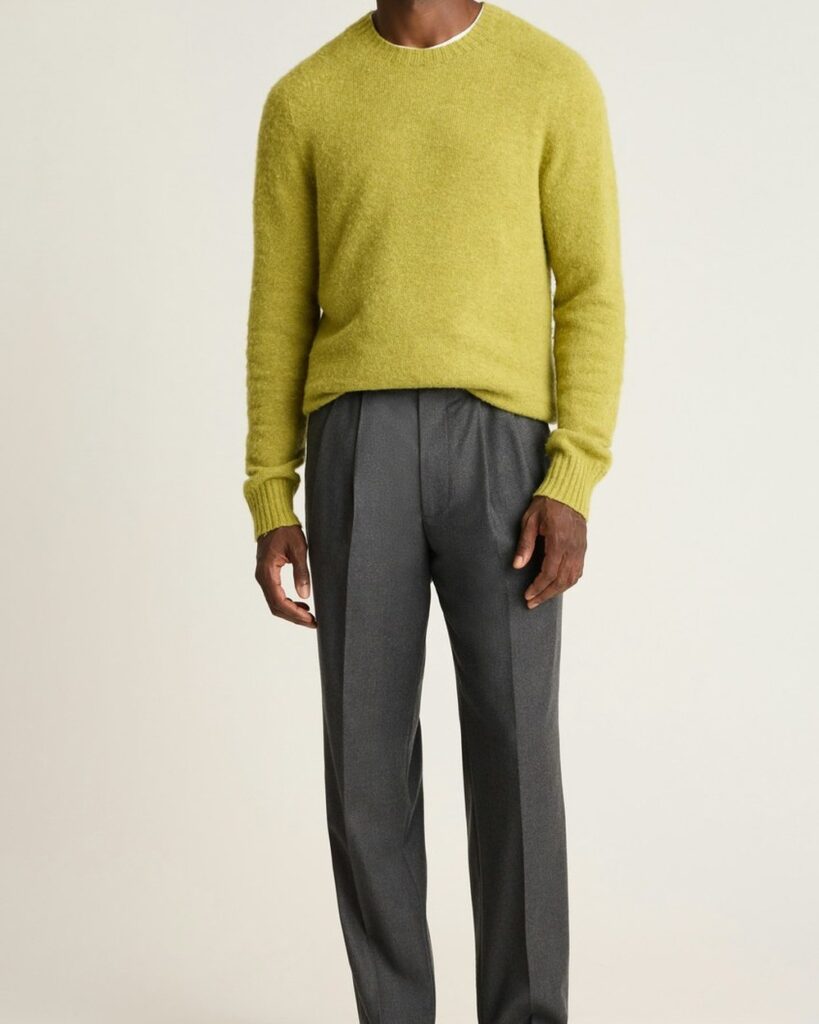 Bonobos Italian Pleated Wool Trouser in Charcoal