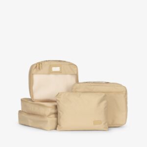 Calpak Packing Cubes Set (5 Pieces) in Oatmeal