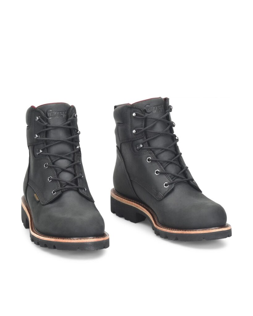 Chippewa Super DNA 6" Waterproof Lace-Up in Charcoal (Black)