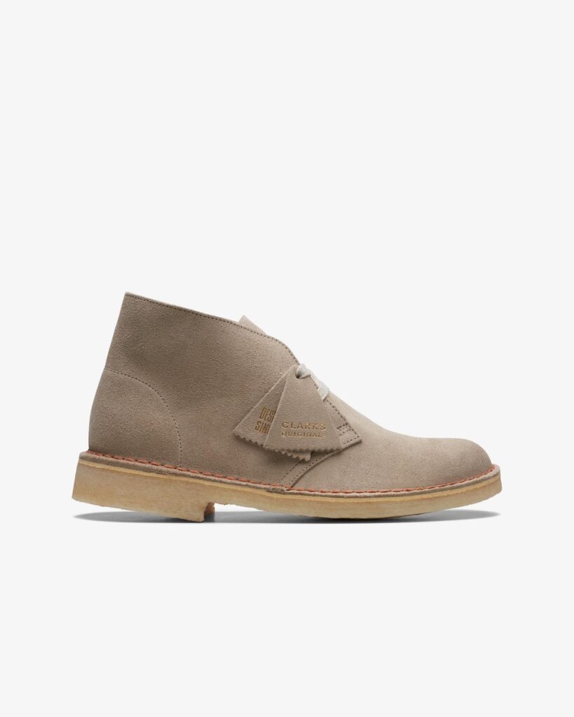 Clarks Women's Desert Boot in Sand Suede
