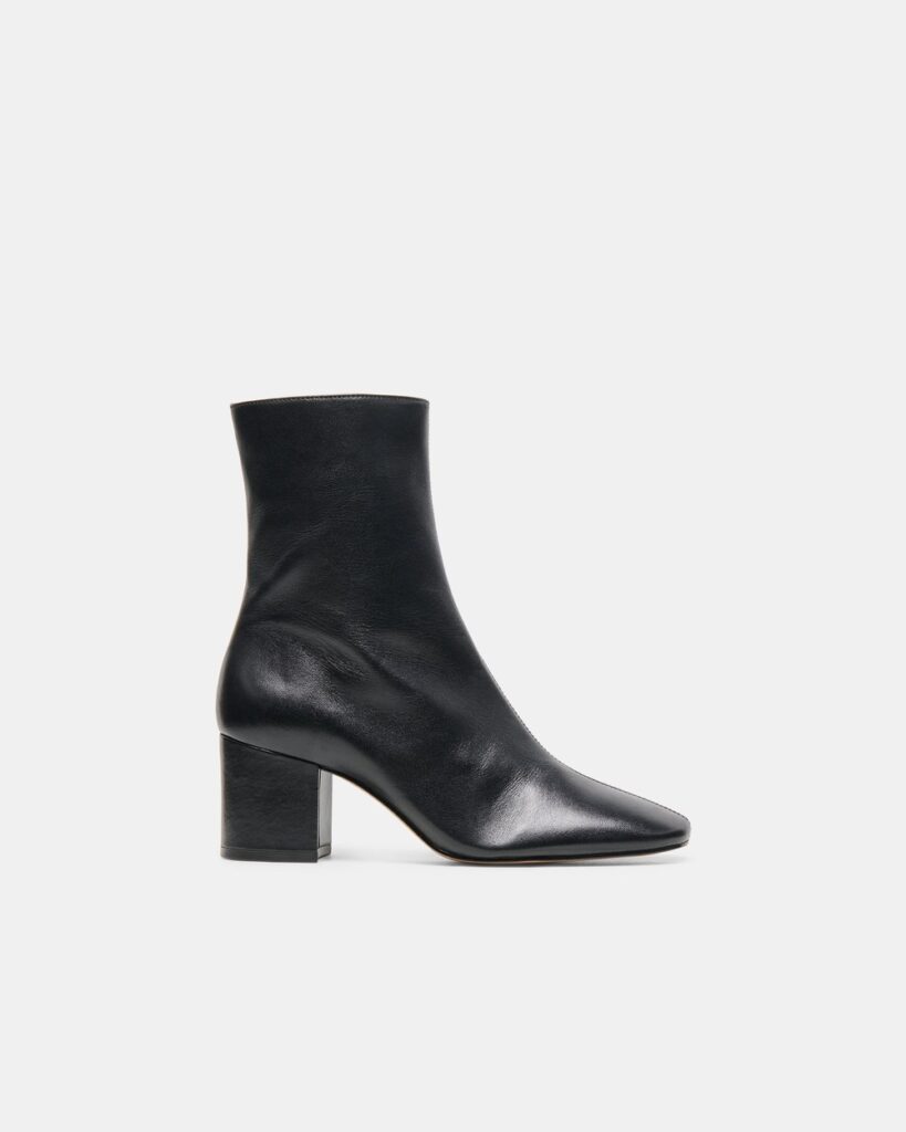 Dolce Vita Feya Booties in Black Leather