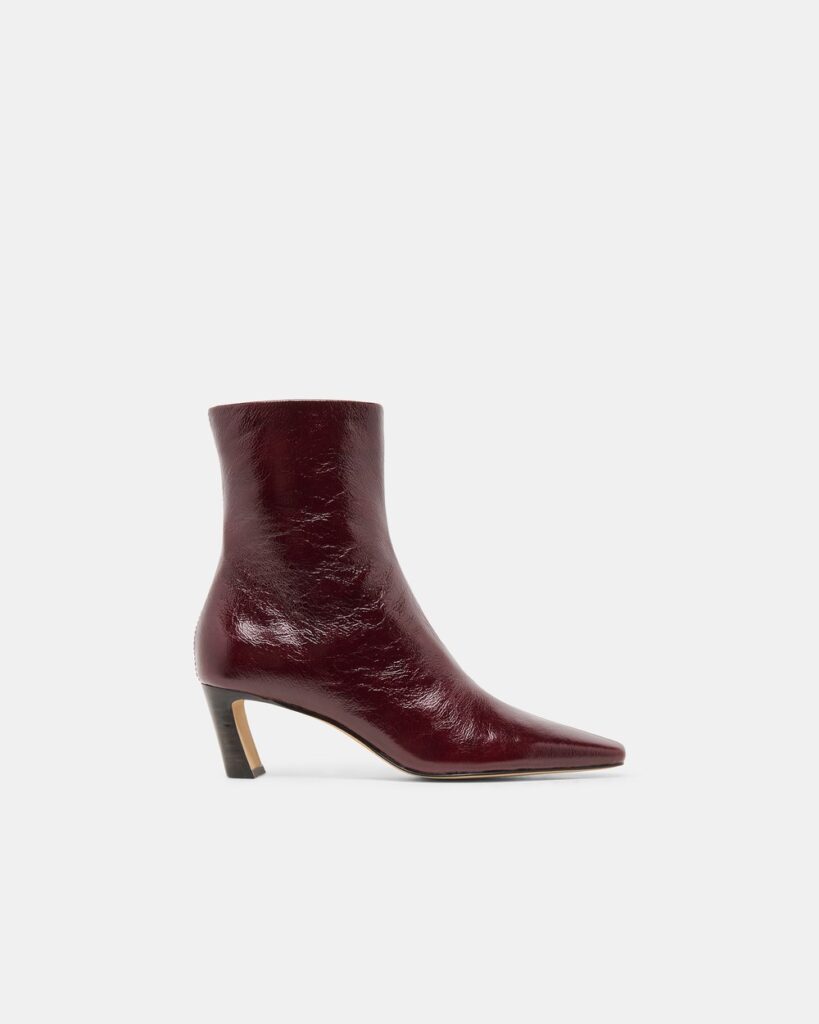 Dolce Vita Nesly Booties in Oxblood Leather