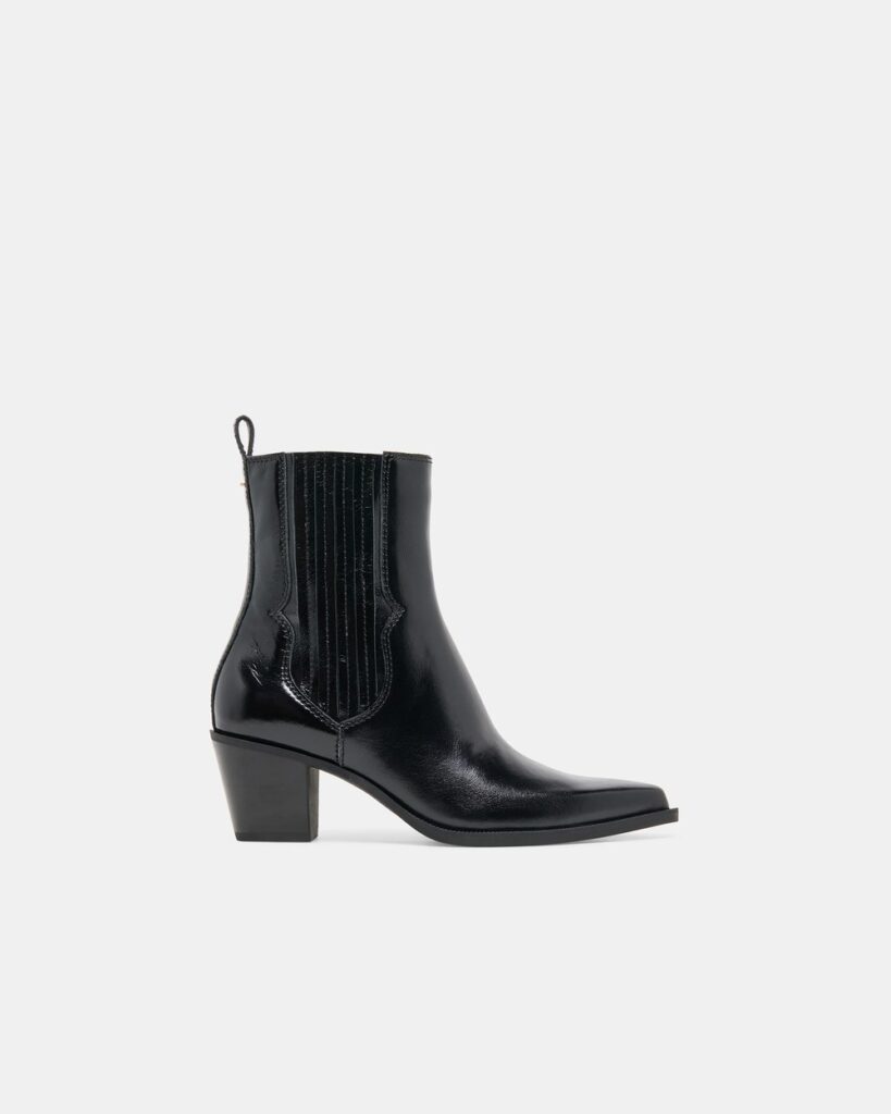 Dolce Vita Soline H2O Booties in Black Leather