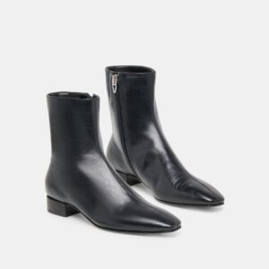 Dolce Vita Tarine Booties in Black Leather