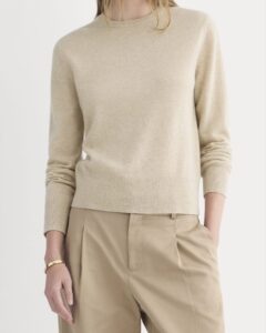 Everlane Cashmere Slim Crew Sweater