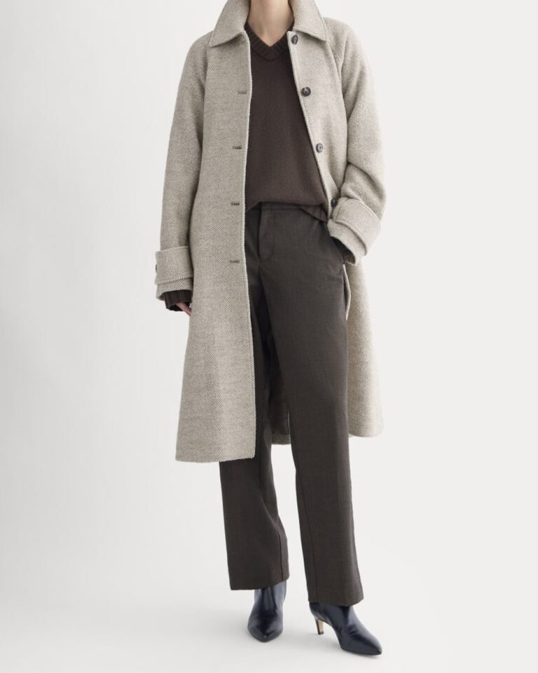 Everlane Italian Belted Overcoat