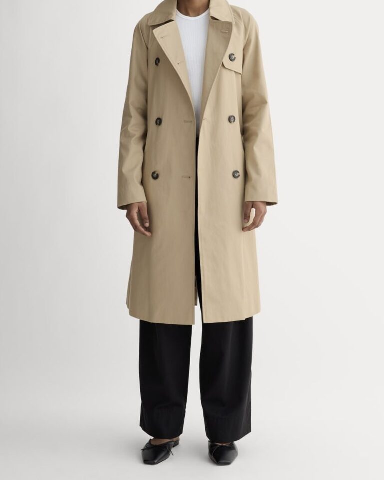 Everlane The Modern Trench Coat in Cornstalk