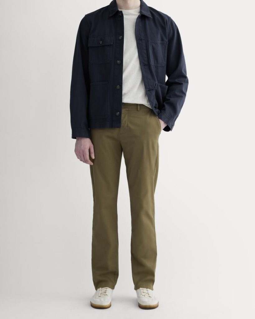 Everlane The Transit Chino (Straight) in Olive