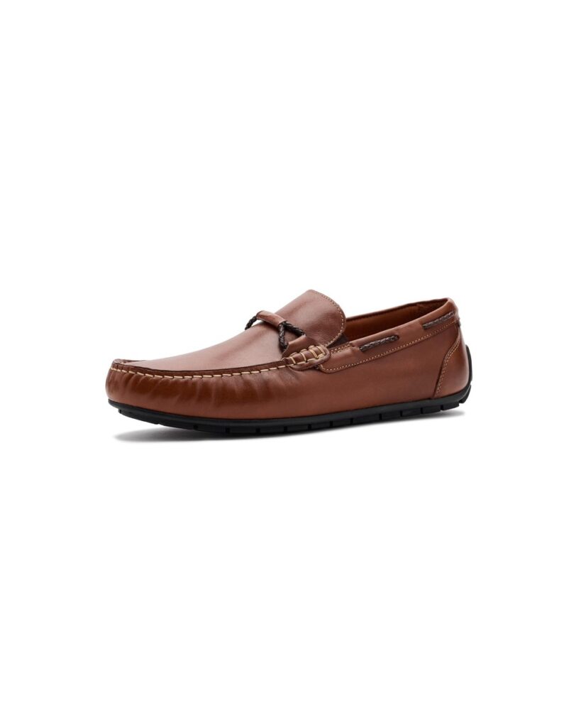 Johnston & Murphy Beck Leather Bit Loafer in Tan Full Grain