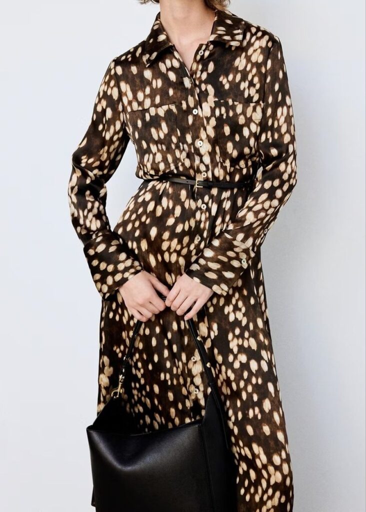 Mango Bambi Shirt Dress