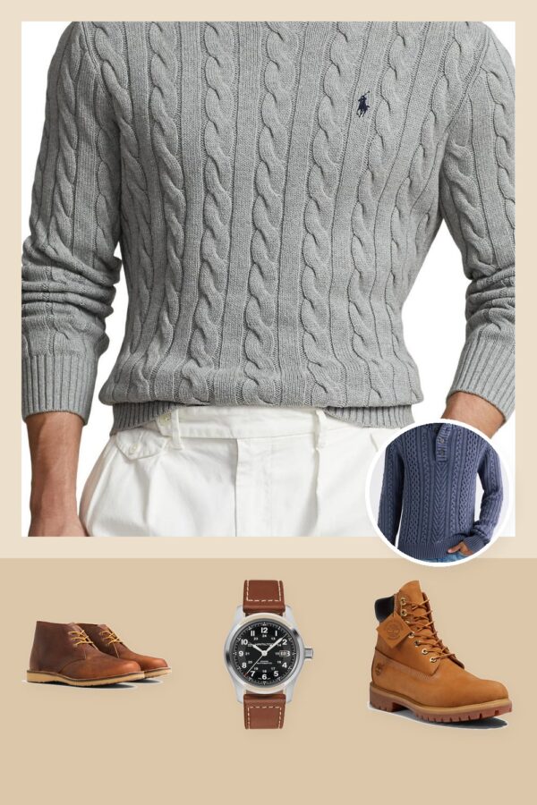 21 Men’s Sweater Outfits for Fall and Winter