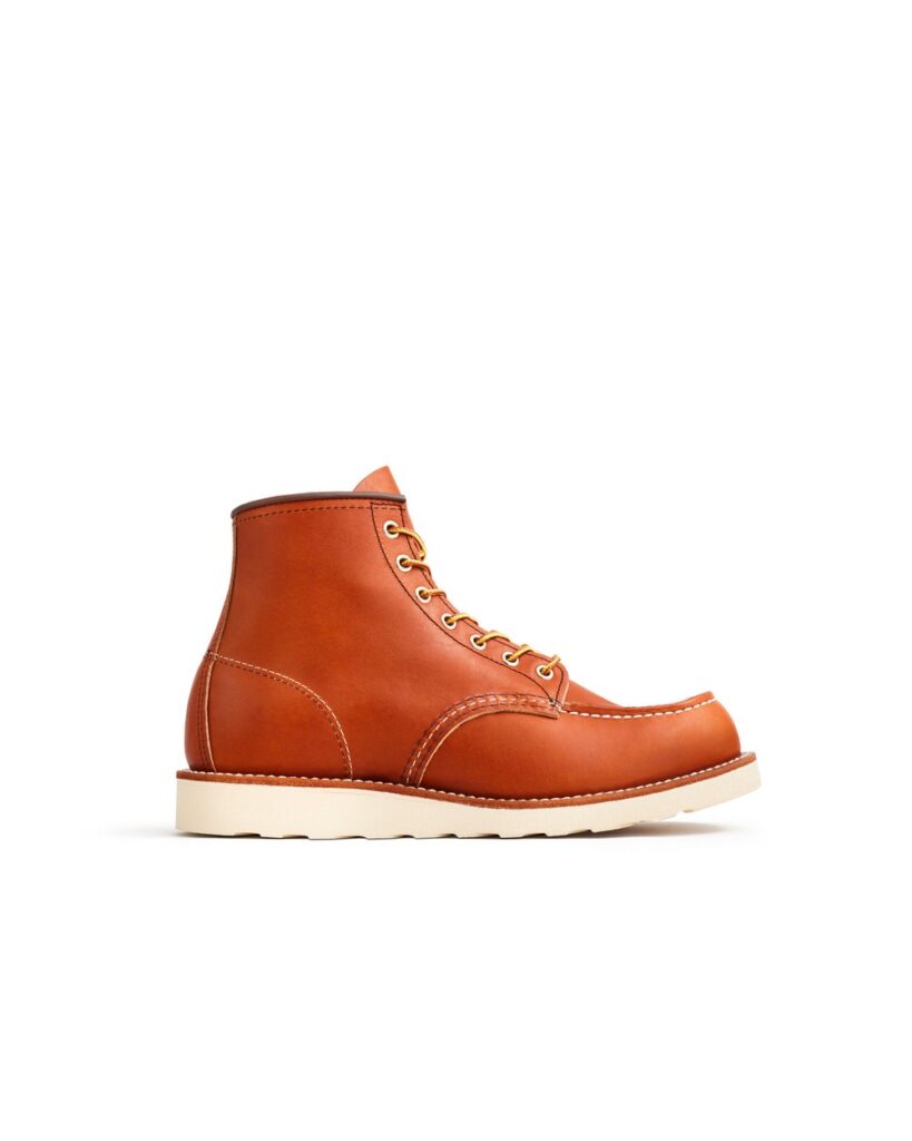 Red Wing Classic Moc 6-Inch Boot #875 in Oro Legacy