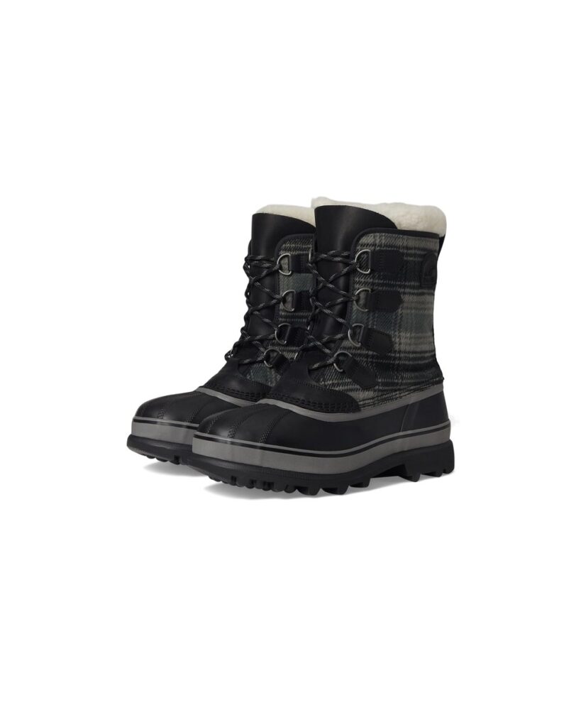 Sorel Men's Caribou Waterproof in Black/Quarry