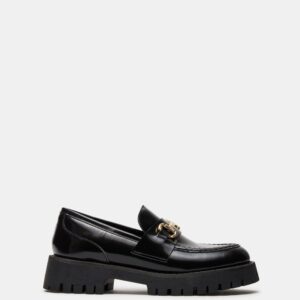 Steve Madden Lando in Black Leather