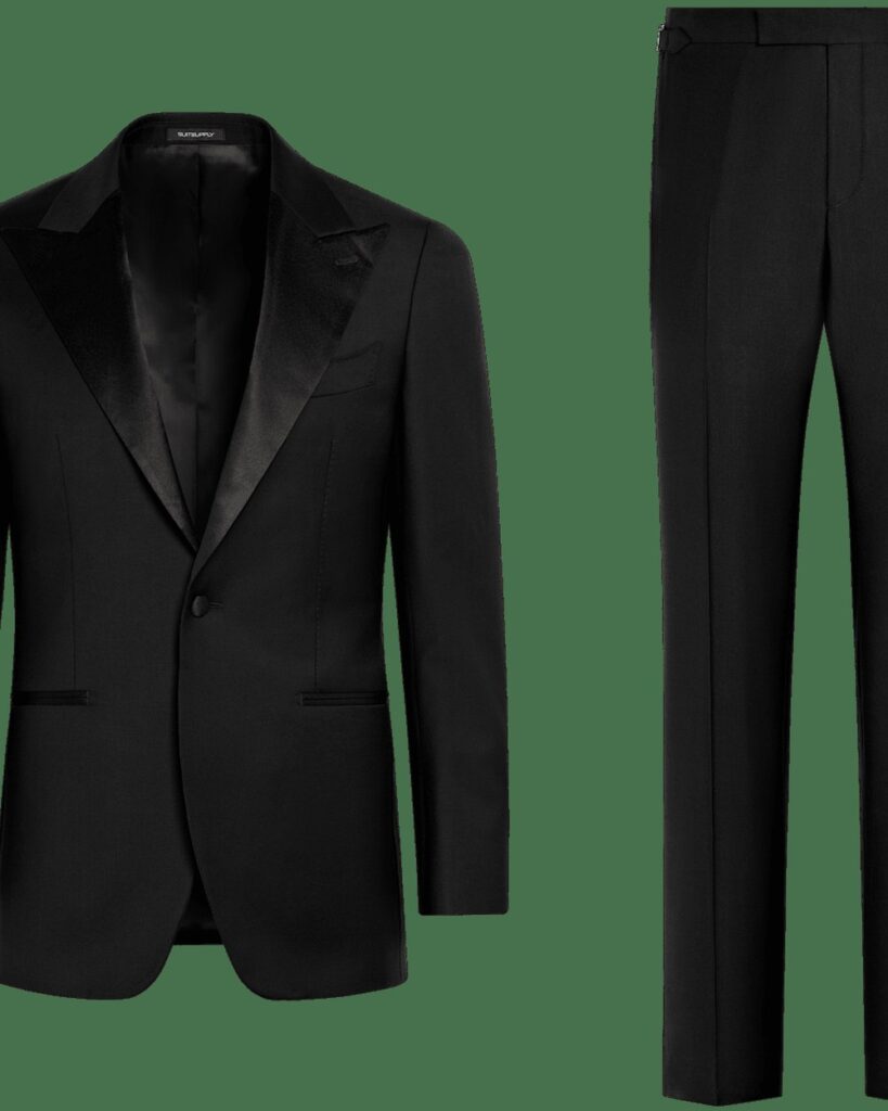 Suitsupply Tailored Fit Havana Tuxedo in Black