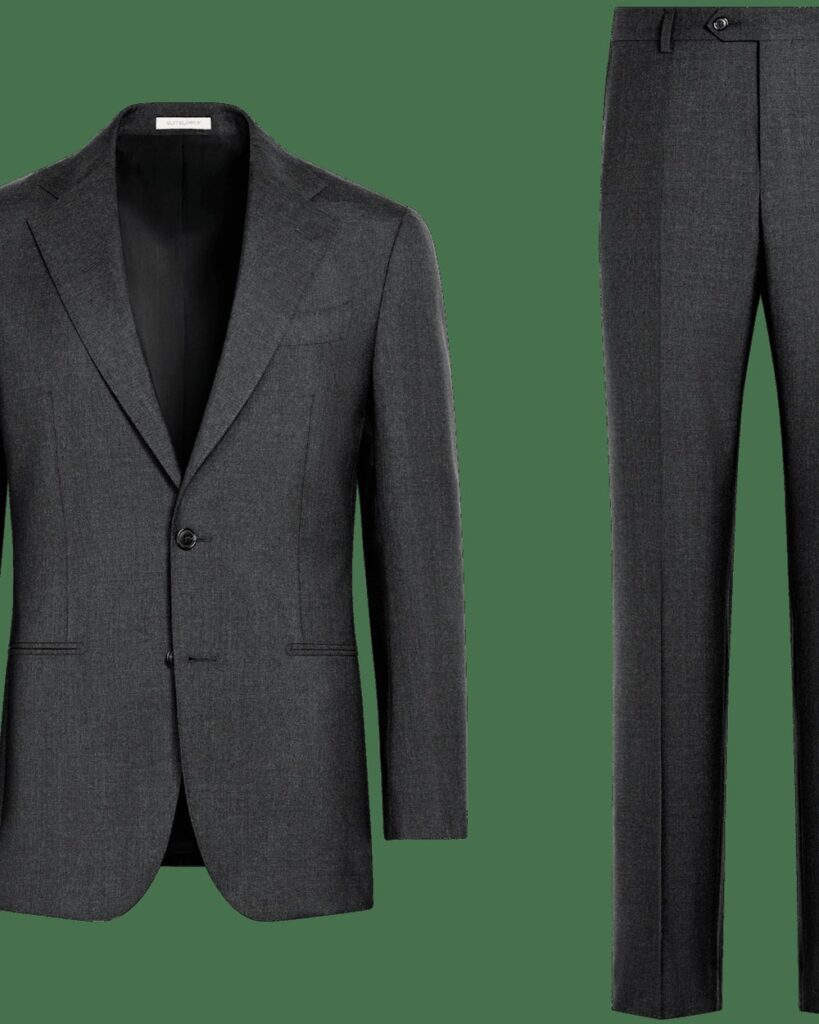 Suitsupply Perennial Tailored Fit Havana Suit in Dark Gray