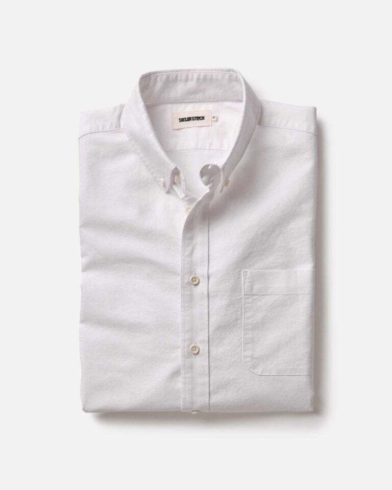 Taylor Stitch The Jack in White Everyday Oxford