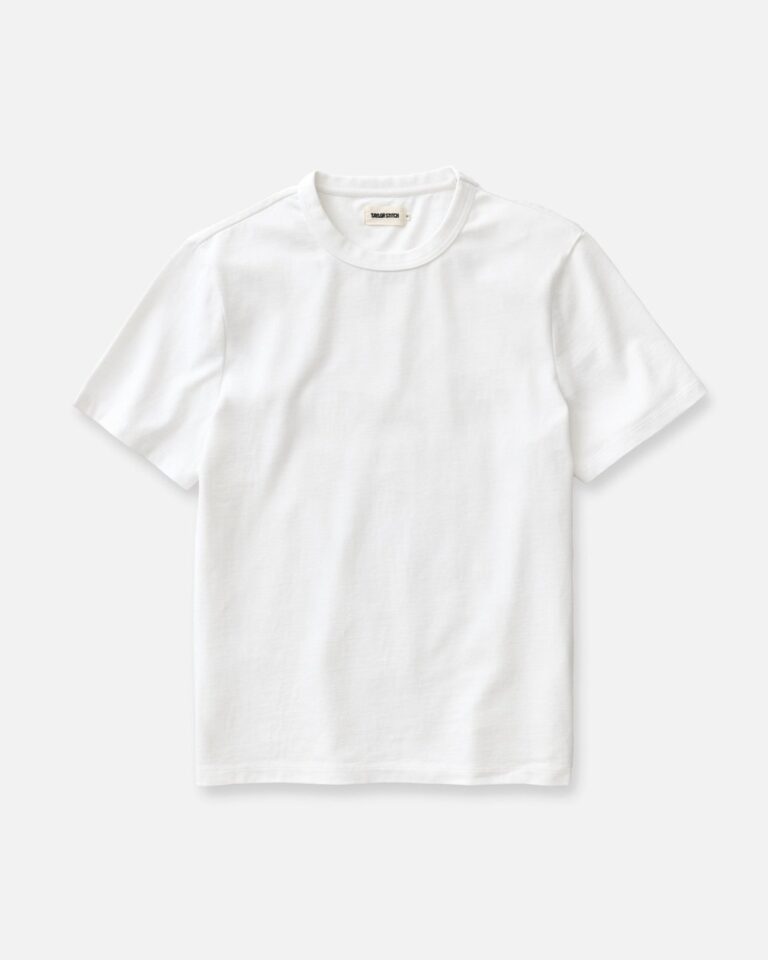 Taylor Stitch The Organic Cotton Shop Tee in White
