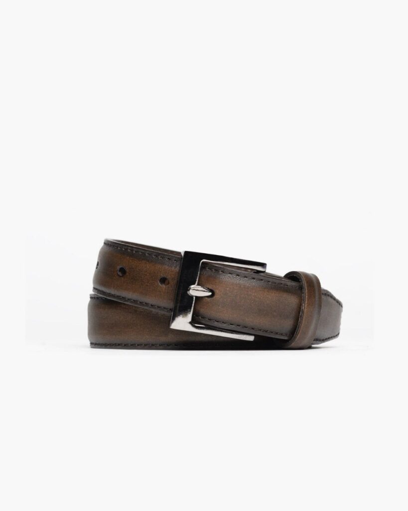 Thursday Boot Co. Classic Leather Belt in Black Coffee