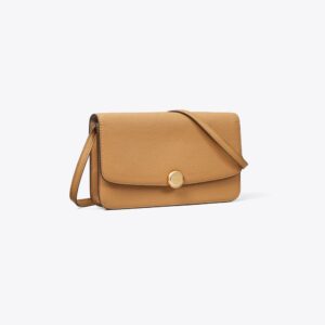 Tory Burch Romy Flap Crossbody in Tiramisu