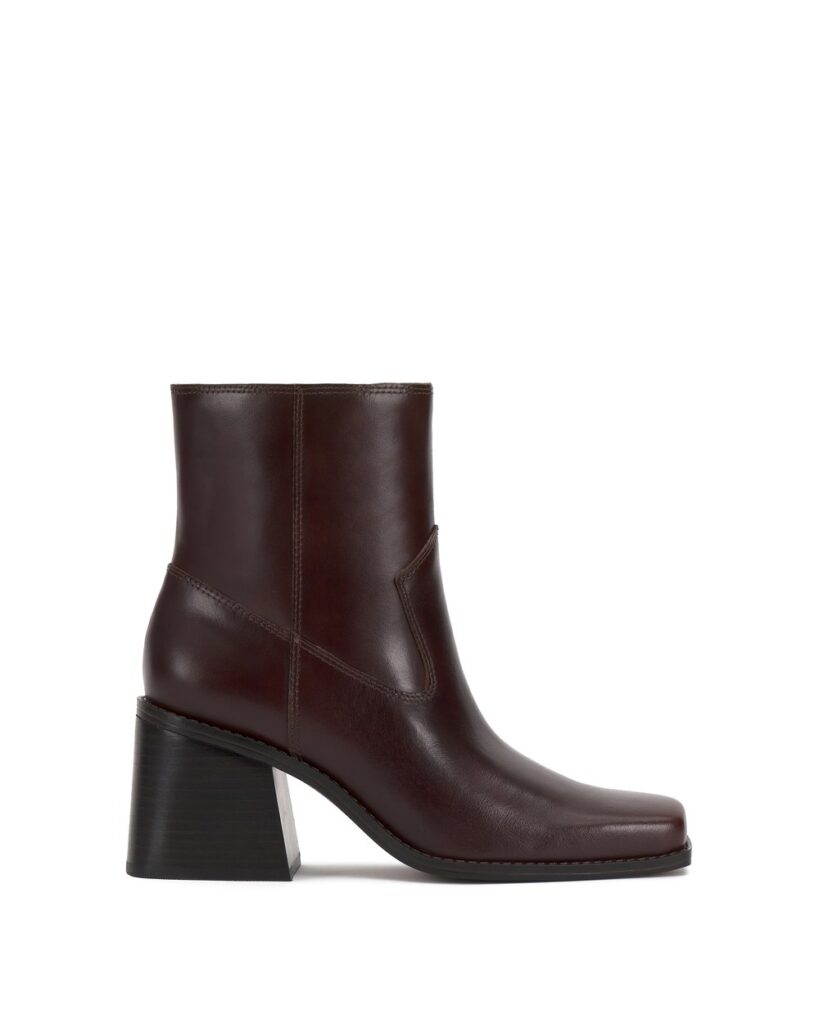Vince Camuto Sybren Bootie in Rich Mahogany
