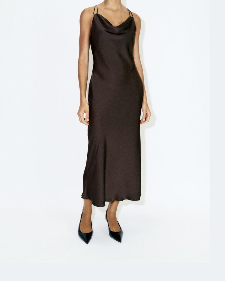 Zara Satin Slip Dress